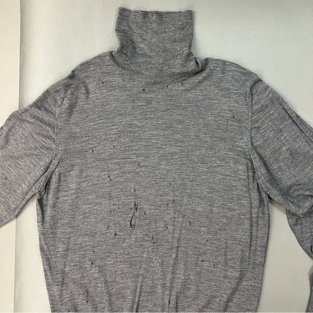 Cruciani for Carioca Extra Fine Wool Turtleneck Made in Italy - Picture 6 of 8